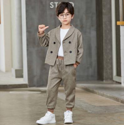 China UP-3525r 2021 3 Piece Korean Casual Boys Boutique Children's Casual Clothing Set for sale