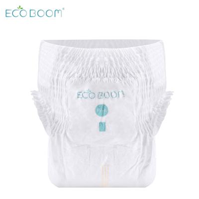 China ECOBOOM Baby Training Pants Printed Eco Friendly Organic Biodegradable Bamboo Diaper Popular In UK for sale