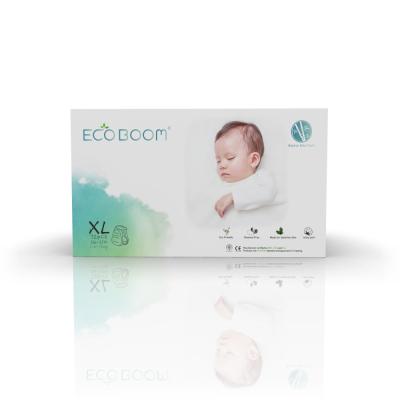 China Printed Disposable Bamboo Cloth-Touch Pull Up Bamboo Practicing Diapers Pants Diaper Biodegradable Baby for sale