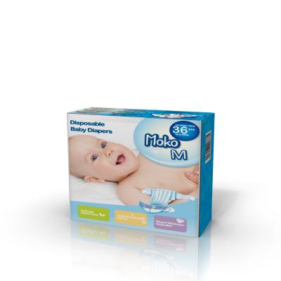 China Wrapped with nonwoven china OEM wholesale china diaper smile baby disposable diapers from china diaper factory for sale