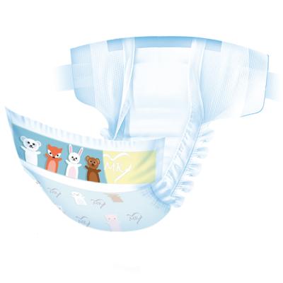 China Printed Grade B Baby Diaper Diaper Production Line China Baby Diaper Supplier for sale