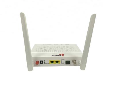 中国 XPON光学ネットワークの単位OLT 10W 1GE+1FE+CATV+WIFIのABS箱 販売のため