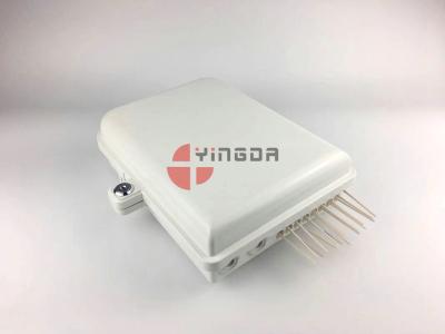 China 2in 16out Fiber Optic Termination Box with SC/UPC Adapter Pigtails White for sale