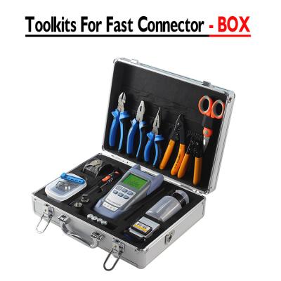 China Professional Fiber Tool Kits for FTTH Construction and Maintenance  With Fiber Cleaver And Optical Power Meter VFL for sale