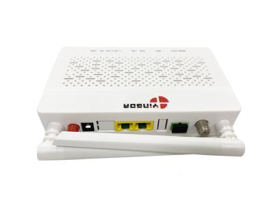 中国 XPON オプティカルネットワークユニット OLT 10W 1GE 1FE CATV WIFI ABSケース 販売のため