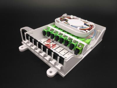 China Indoor 8 Ports CPE Fiber Optic Distribution Terminated Cable Joint Box Wall Mounted for sale