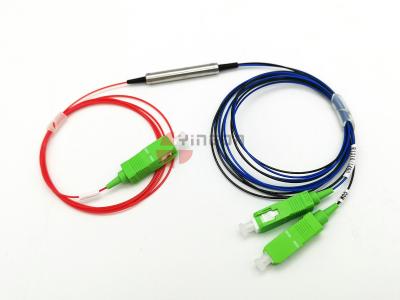 China 1550nm SC UPC SC APC SMF 28e Optical WDM FWDM Splitter for sale