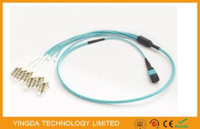 Китай кабель 100G OM3-300 QSFP MTP MPO с Aqua разъема Uniboot дуплекса 6 x LC продается