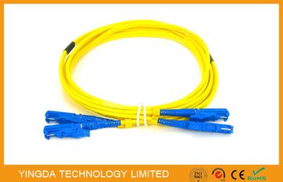 China R&M E2000 / UPC Fiber Optic Patch Cord Pigtail Single Mode Duplex 9 / 125um for sale