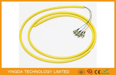 Cina I centri a fibra ottica Bunchy LSZH 0.9MM gialli, treccia della treccia 4 di ODF di singolo modo in vendita