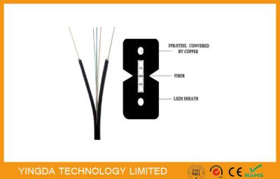 China Innenbogen - Art 4 Kernfaser optische FTTH Transceiverkabel-Zahl - 8 GJXFH 2km/Trommel zu verkaufen