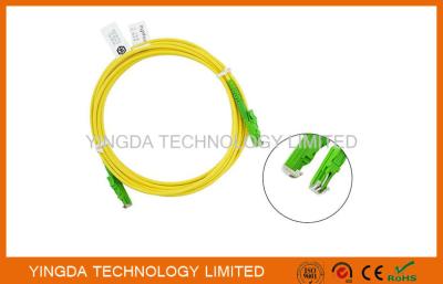 China HUBER + SUHNER E2000/cable del remiendo de la fibra óptica del SC de APC puentes de 3 metros/fibra óptica en venta