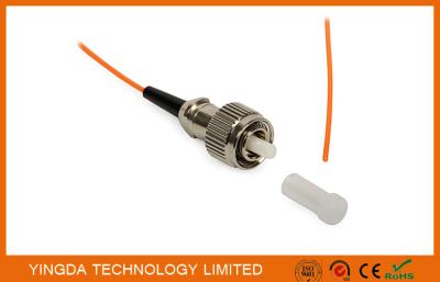 China Fiber Optic Pigtail FC PC Mulitmode OM2 50/125 Simplex Orange 900um LSZH G655 for sale