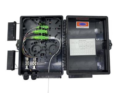 Cina Plastica del supporto di CTO NAP Fiber Optic Termination Box 1x16 Palo del centro IP65 16 all'aperto in vendita