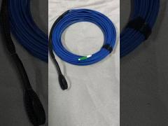 Pre Terminated FTTH Armoured Fiber Optic Patch Cord LC APC UL V0 Flame Retardant