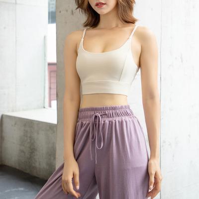 China New Arrival Breathable Comfortable Crop Women Sports Upper Shockproof Quick Dry Bra for sale