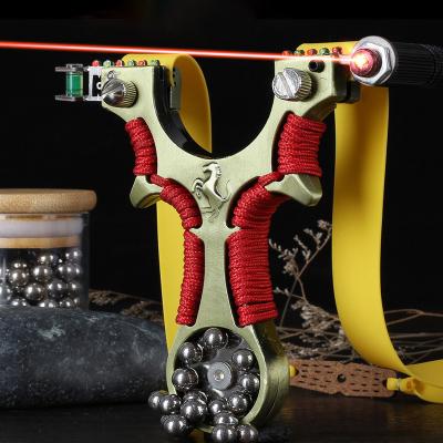 China Precision Shooting External Shooting With Rubber Band Sling Shooting Laser Slingshot for sale