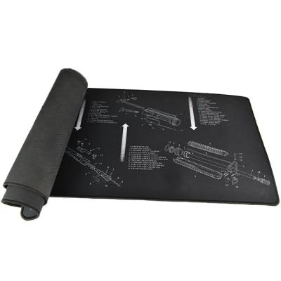 China Anti Slip Gun Maintenance Mat Rubberized Repair Mat Gun Gun Cleaning Anti Slip Mat for sale