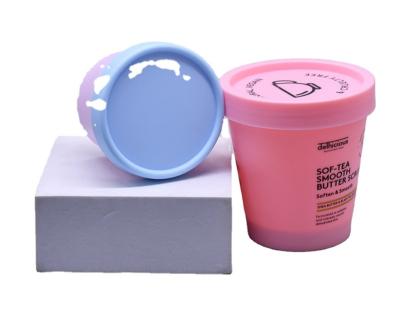 China Food / Cosmetic Customized 50ml 100ml Wholesale Multicolor Cosmetics Packaging Scrub Cream Jars Pet Bottle for sale