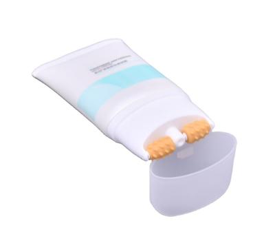 China Skin Care Packaging Multi Function Cosmetic Tube Applicator Rollball Tube Massager Tube Cream for sale