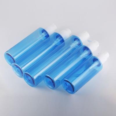 China Recyclable Flat Shoulder PET Plastic Toner Lotion Packaging Cosmetics Customization Pump Bottles for sale