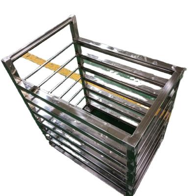 China Mobile Stainless Steel Industrial Equipment Trolley Storage Trolley Material Multi-Layer Welding Trolley Laser Cutting Trolley Tool Trolley for sale