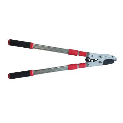 China Long Length Cut Heavy Duty High Carbon Steel Trunk Garden Ratchet Lopper Shear for sale