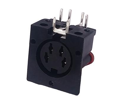 China PBT4815 4pin Din Jack Connectors LAUNCH 5mm PCBType Electrical Socket for sale