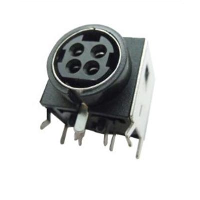 China PBT 4pin Power Jack With UEC Shield DC Power Connector Power Connectors for sale