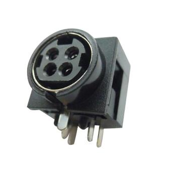 China PBT 4pin Power Jack With UEC Plastic No Shield DC Power Connector for sale