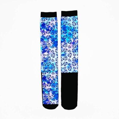 China Breathable Knee High Boot Tube Equestrian Socks Custom Sublimated Riding Socks for sale