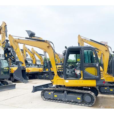 China Hotels Official 55th Digging Machinery New 5.5 Ton Excavator Machinery Excavator Price for sale