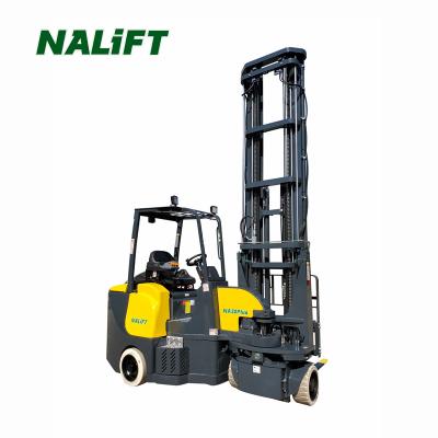 China Hotels 2.5 Ton Articulated Electric Forklift 4 Wheel Loader With Factory Price for sale