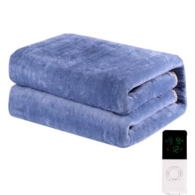 China Amazon Selling Super Soft 110V 220V Temperature Controlled 2022 Winter Warmed Electric Blanket Queen Size for sale