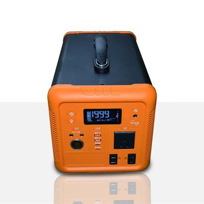 China Pure Sine Wave Home Necessity Camp Lithium Power Station 1000W Wireless Charging Industrial Portable Solar Generator for sale