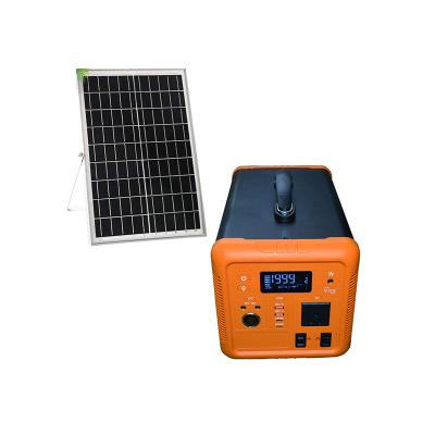 China Newest Version 1000w Wireless Power Station Home Appliances Portable Solar Charging Generator With Led Light for sale