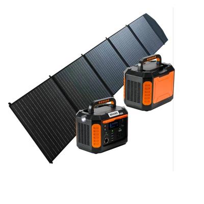 China Ailimei Home Backup Camping Solar Power Station Cordless Charging Lithium Ion Battery 500 Watt Portable Generator for sale