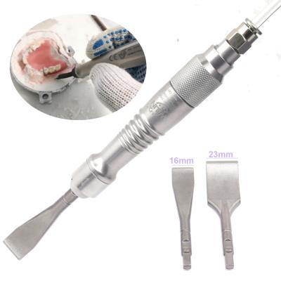 China NEW Metal Mini Air Flux Chipper Pneumatic Scraper Brake Measuring Dental Gas Shovel Chisel Pencil Gypsum Cast Stomatology Engrave Scaler for sale