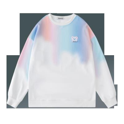 China New Fashion Style Pullover Crewneck Cheap Unisex Breathable Comfortable Cotton Tie Dye Multicolor Hoodie for sale