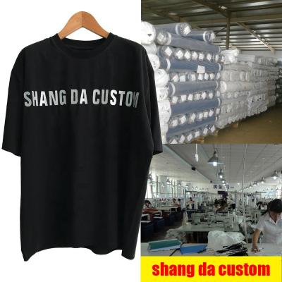 China Custom Short Sleeve Production Short Round Collar Short Sleeve Embroider Mens T-Shirt for sale