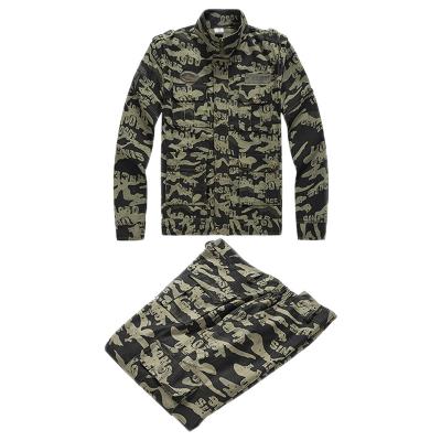 China QUICK DRY thin military training uniforms men's and women's camouflage suits summer casual outdoor coveralls for sale