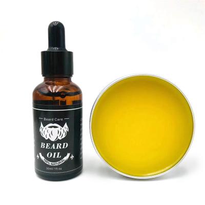 China Moisturize Men Beard Balm Argan Oil Products Private Label Natural Organic Beard Care Growth Set for sale