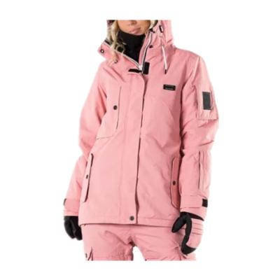 China High Quality Women's Outdoor Hooded Sports Ski Jacket Active Winter Waterproof Breathable Custom Made Wholesale for sale