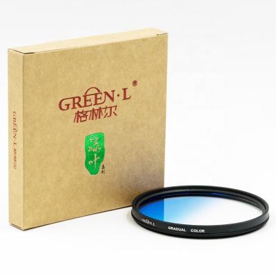 China Blue Purple Green Color Opical Yellow Orange Filter Lens 55mm Progressive Waterproof for sale