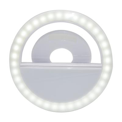 China Mini Rechargeable Mini Aro Luz Selfie Phone Ring Light LED Ring Light For Phone Camera for sale