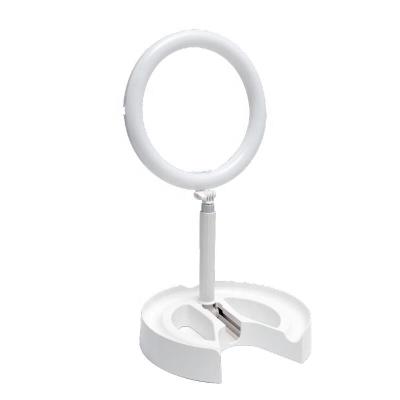 China Mini 10 inch Ring Foldable Ringlight Selfie Light Portable LED Ring Light for sale