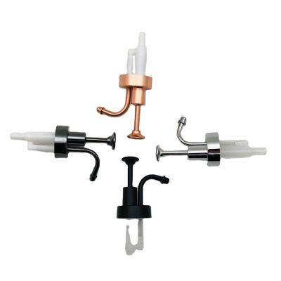 China Replacement Durable Zinc Alloy Rust Free Head Pump Metal Top For Lotion Dispenser Die Casting Head Available For Soap Pump 32mm for sale