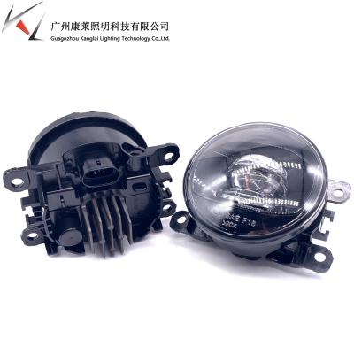 China Klight double light with 3inch yellow/white led round fog light for CAR universal for sale