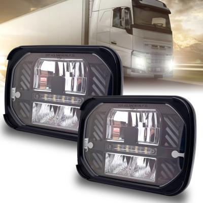 China 32W Klight 5x7inch Square Led Head Headlight Lights For Car Offroad Headlight for sale