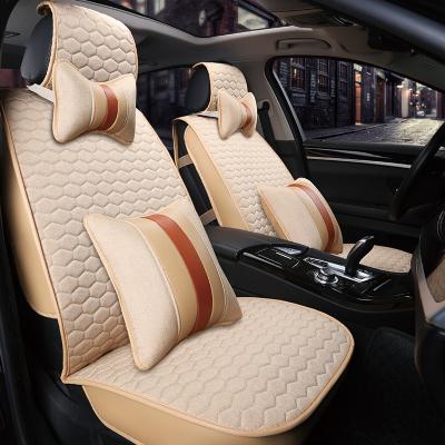 China Full PU Leather Luxury Universal Auto Car Klight Seat Cover for sale